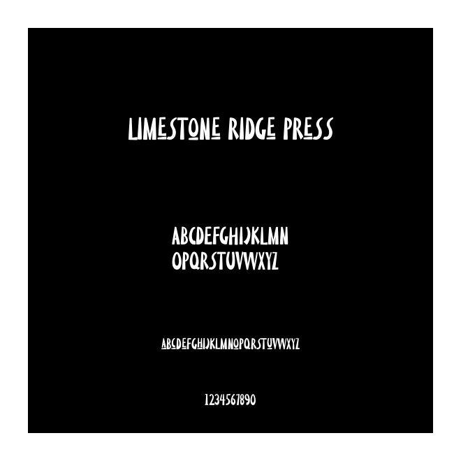 Limestone Ridge Press