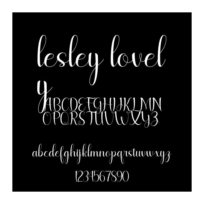 lesley lovely