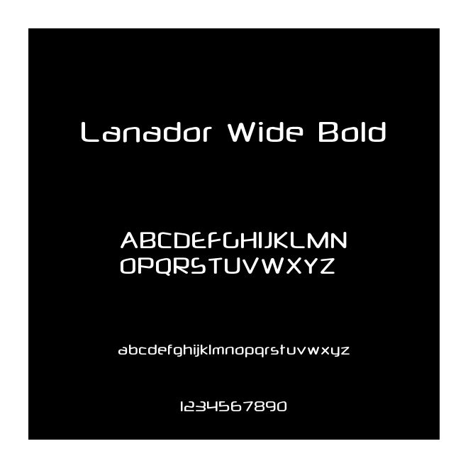 Lanador Wide Bold