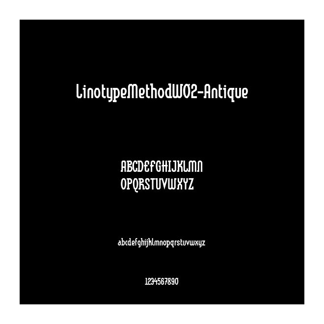 LinotypeMethodW02-Antique