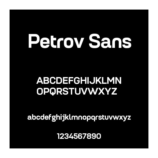 Petrov Sans