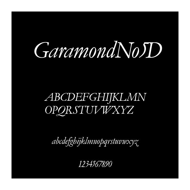 GaramondNo5D
