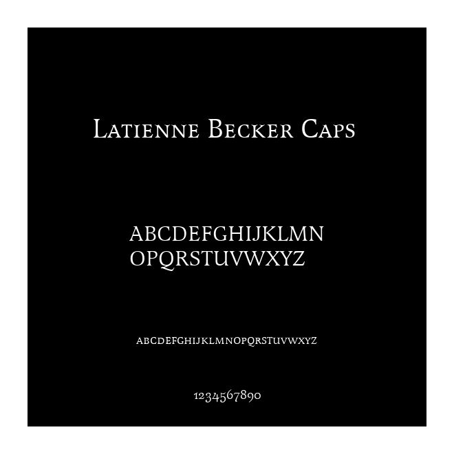 Latienne Becker Caps 