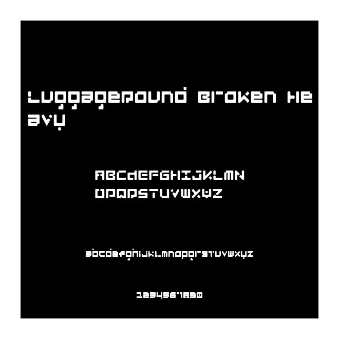 LuggageRound Broken Heavy