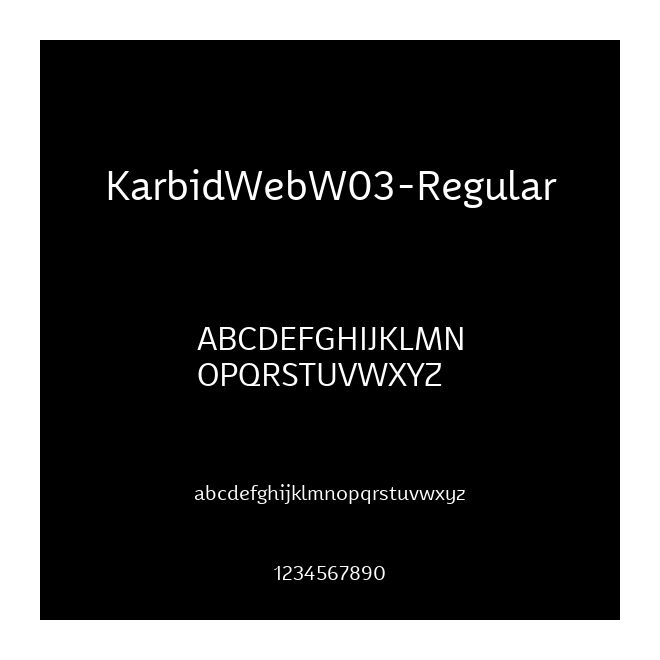 KarbidWebW03-Regular