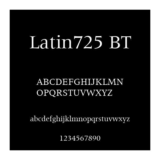 Latin725 BT