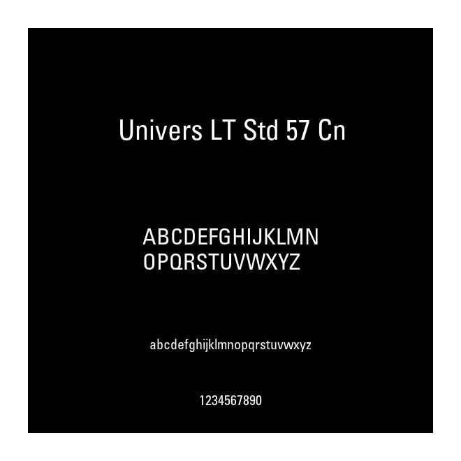 Univers LT Std 57 Cn