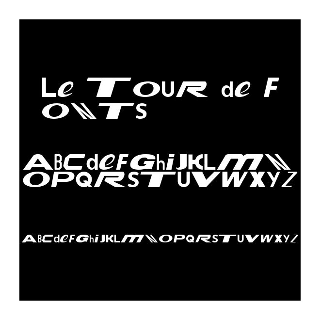 Le Tour de Fonts