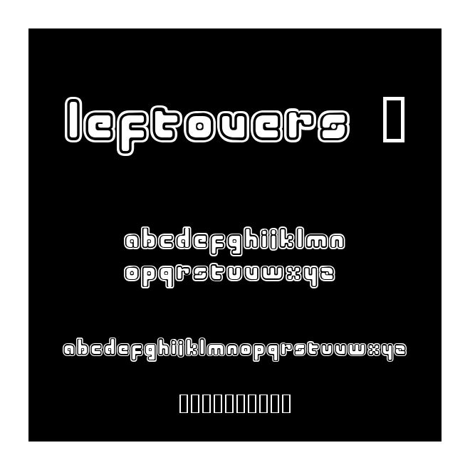 LeftOvers 4