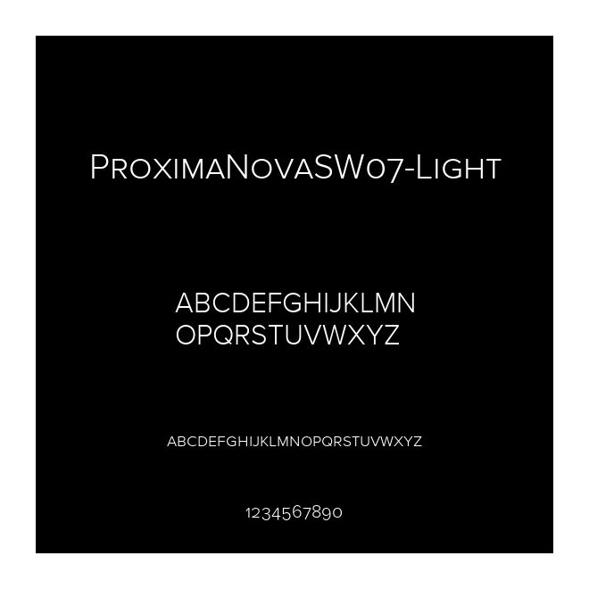 ProximaNovaSW07-Light