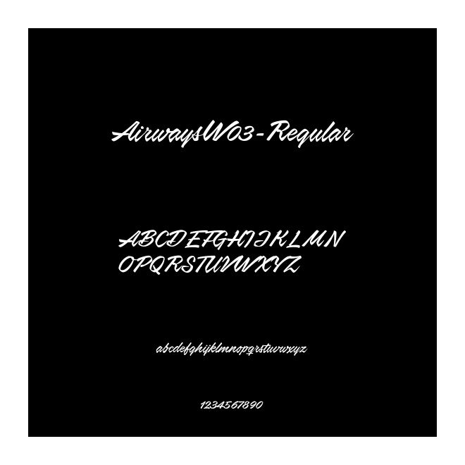 AirwaysW03-Regular