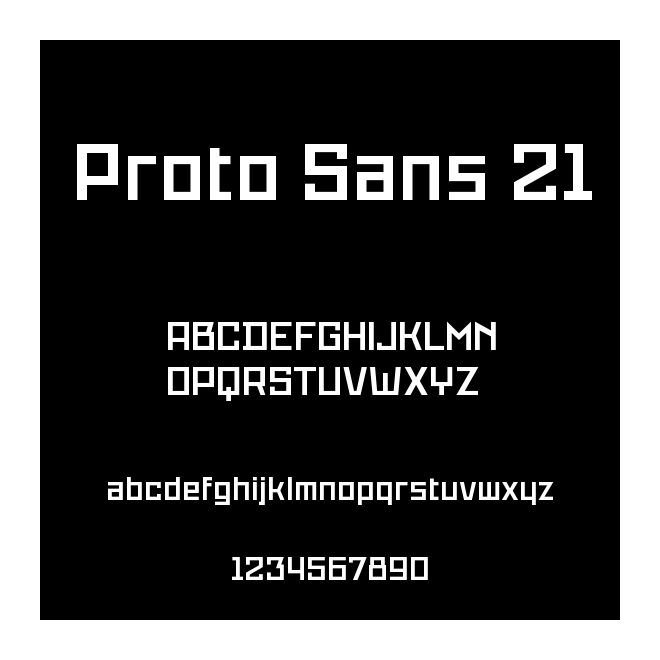 Proto Sans 21