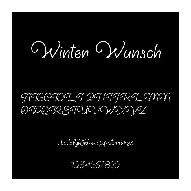 Winter Wunsch