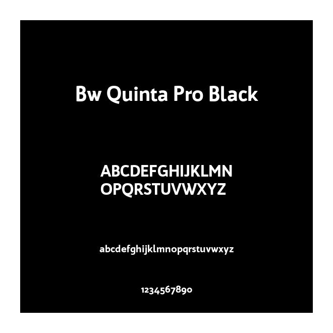 Bw Quinta Pro Black