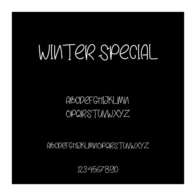 WINTER SPECIAL