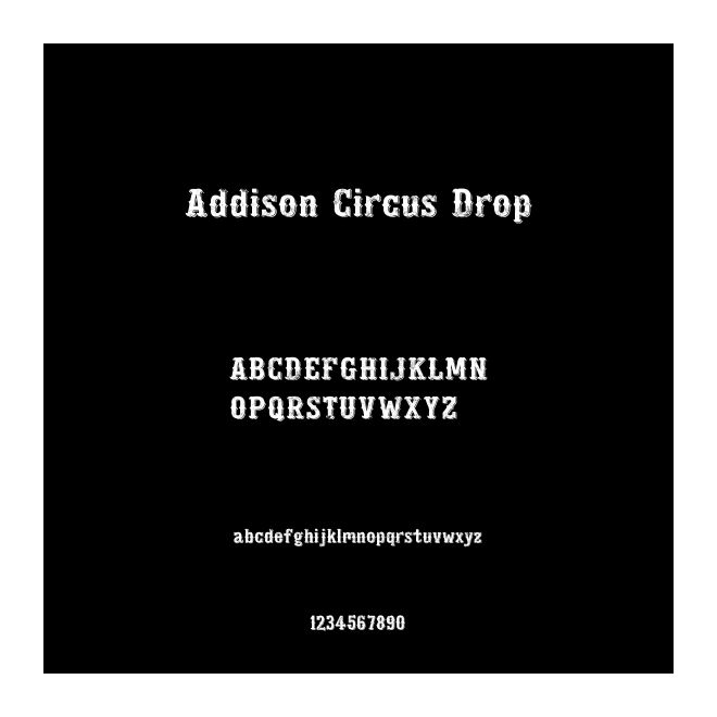 Addison Circus Drop