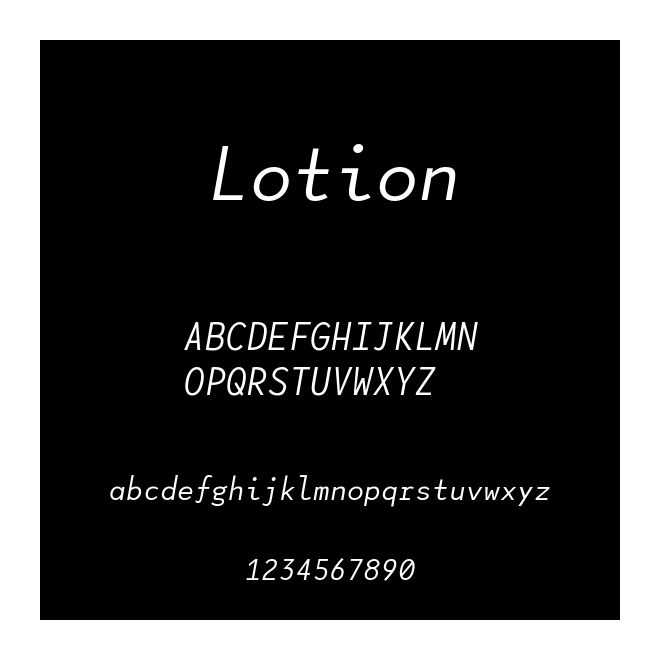 Lotion
