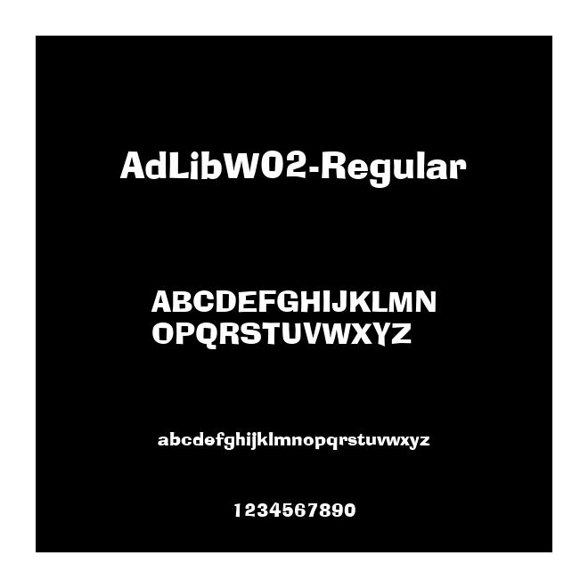 AdLibW02-Regular