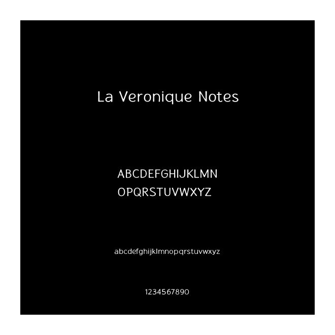 La Veronique Notes