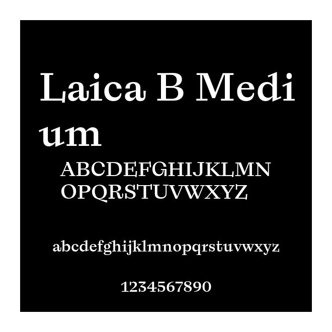 Laica B Medium