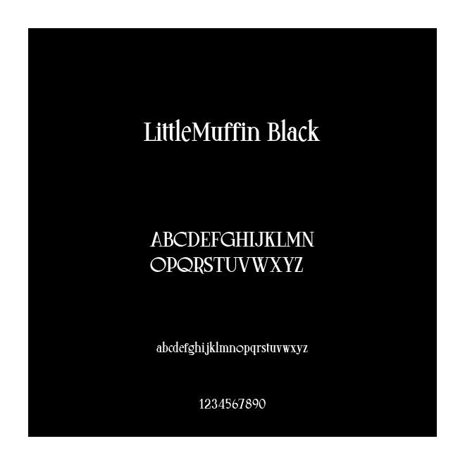 LittleMuffin Black