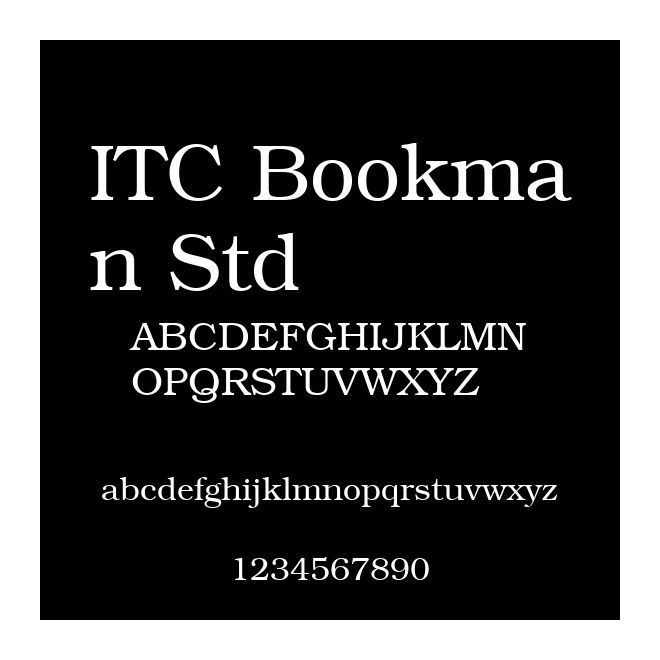 ITC Bookman Std