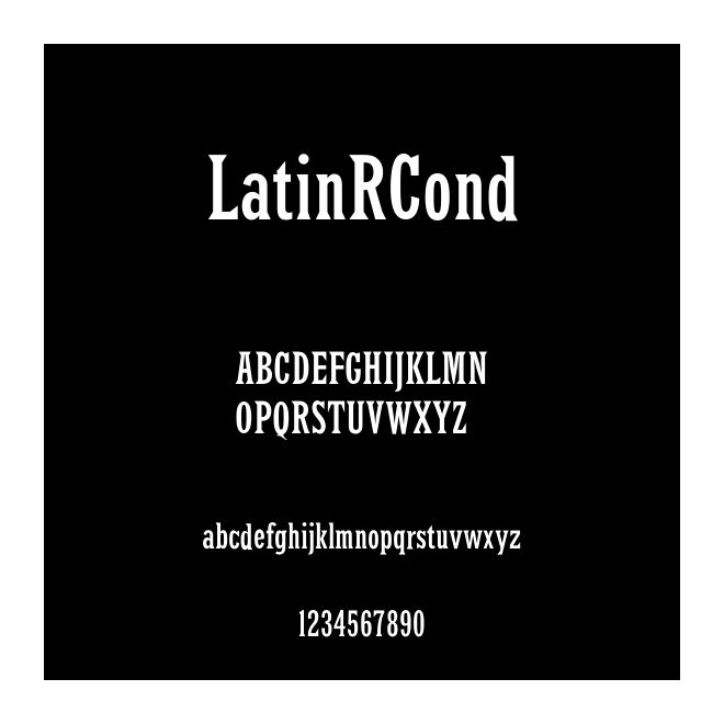 LatinRCond