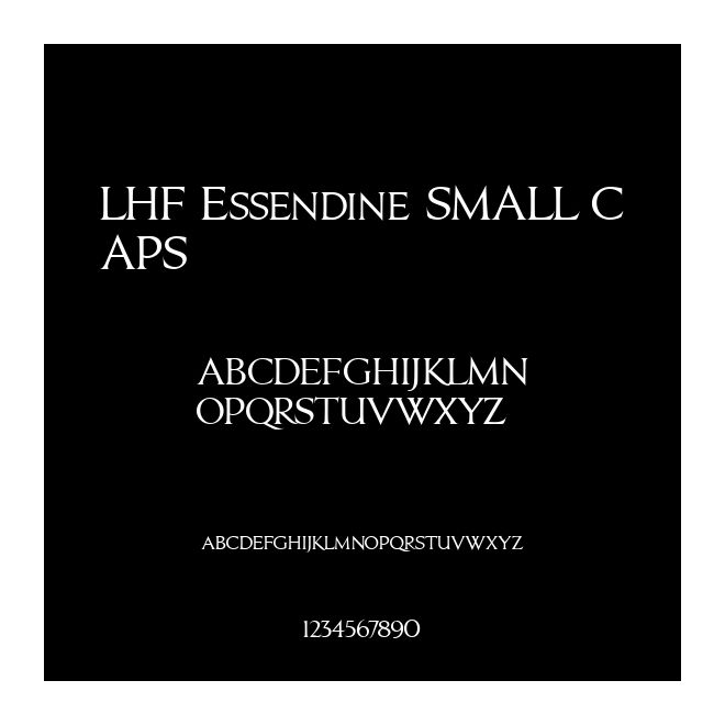 LHF Essendine SMALL CAPS