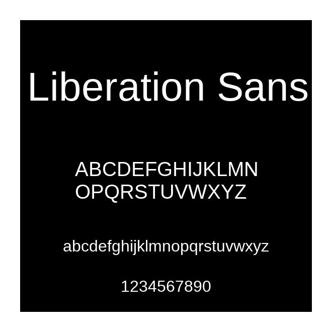 Liberation Sans