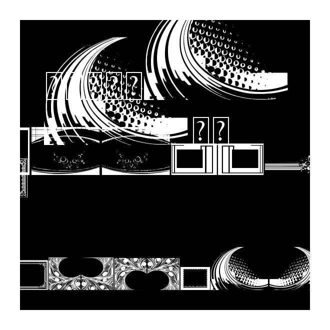 宝贝新字体88边框