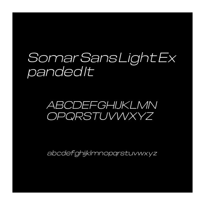 Somar Sans Light Expanded It
