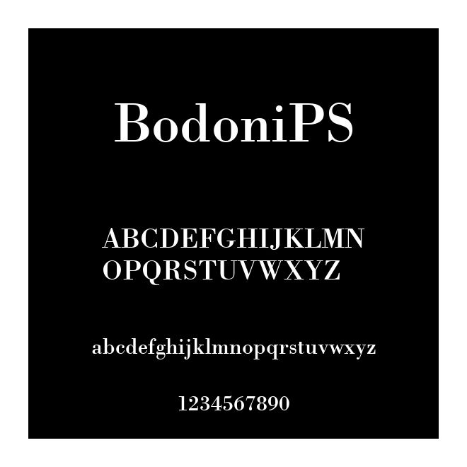 BodoniPS