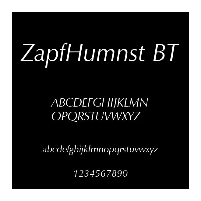 ZapfHumnst BT