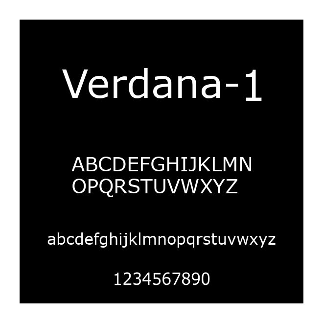 Verdana-1
