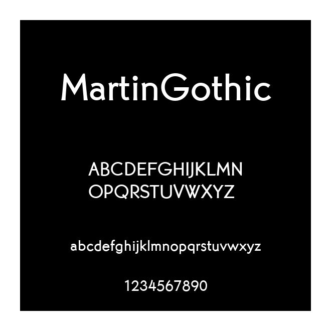 MartinGothic