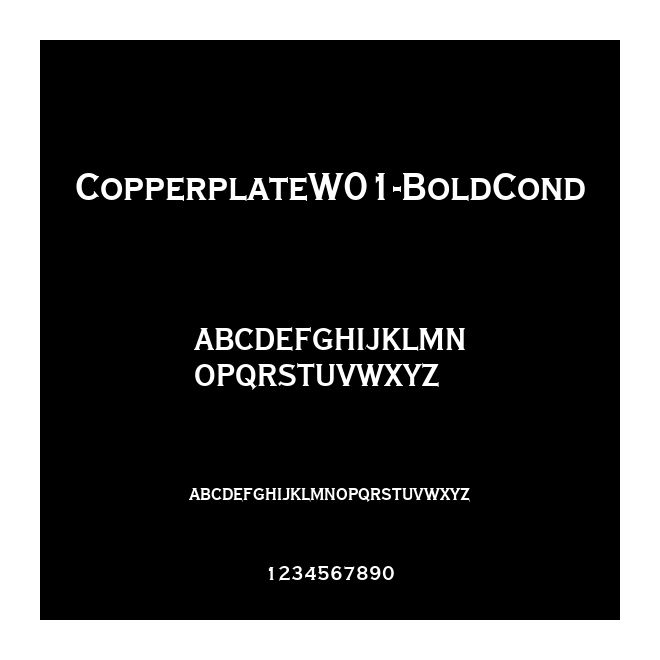 CopperplateW01-BoldCond