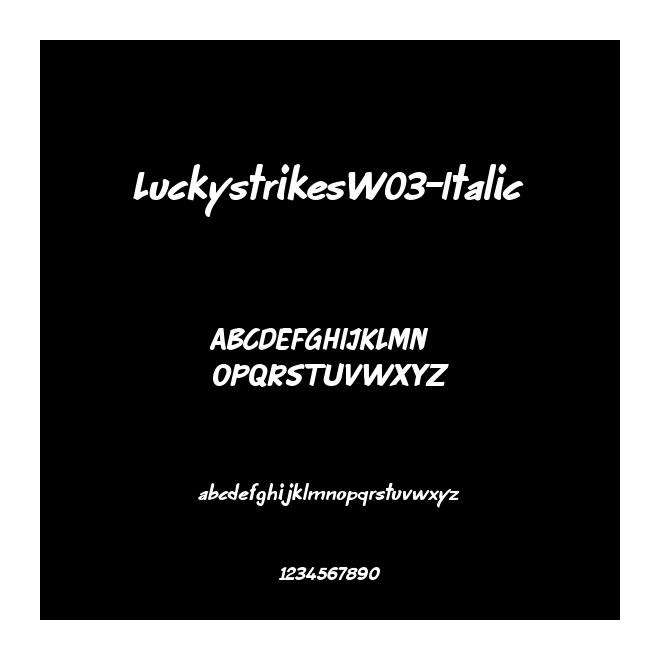 LuckystrikesW03-Italic