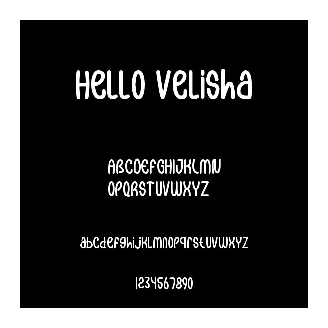 Hello Velisha