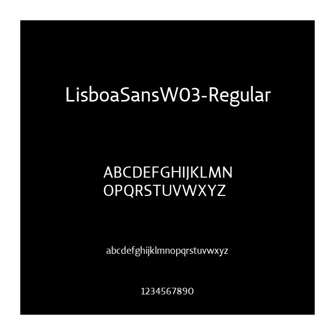 LisboaSansW03-Regular