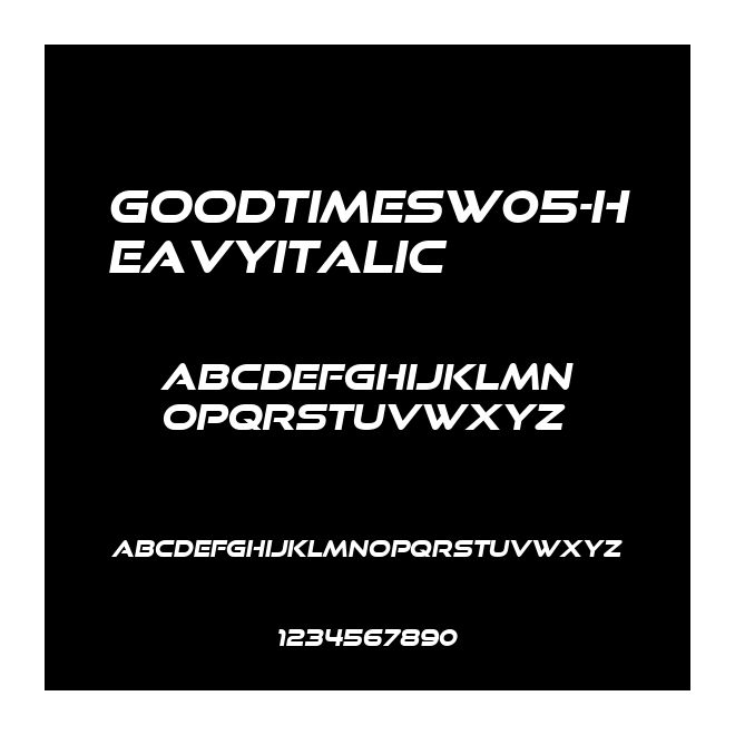 GoodTimesW05-HeavyItalic