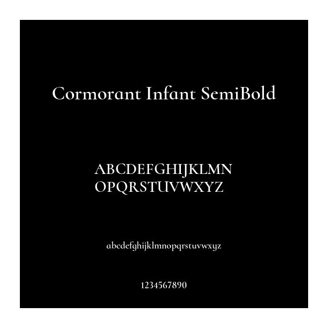 Cormorant Infant SemiBold