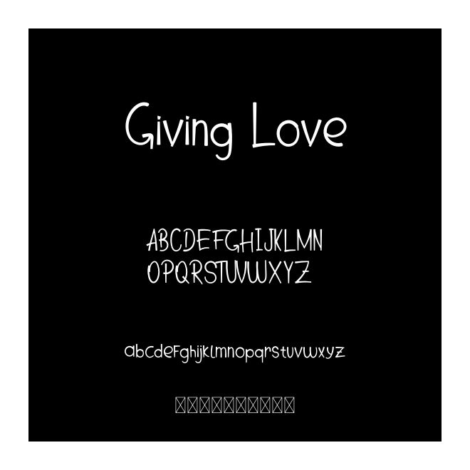 Giving Love