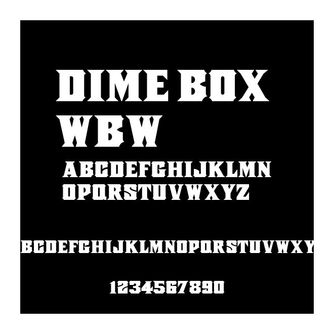 Dime Box WBW