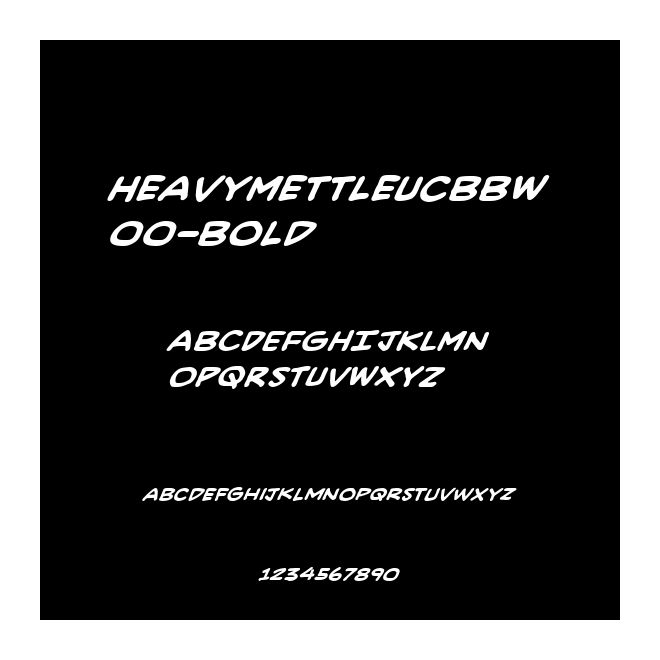 HeavyMettleUCBBW00-Bold