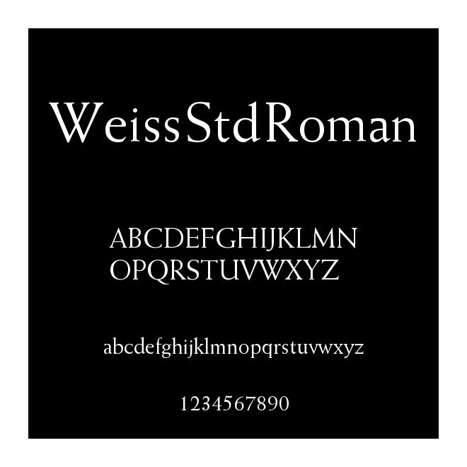 Weiss Std Roman