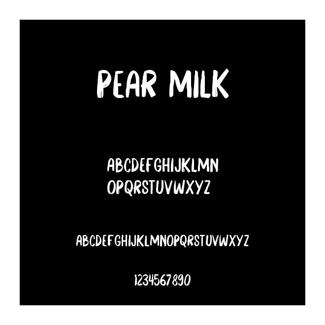 Pear Milk