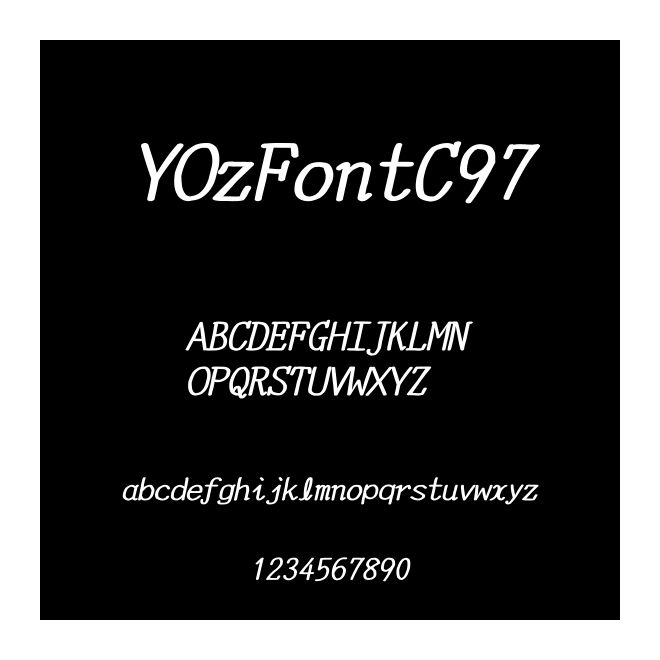 YOzFontC97