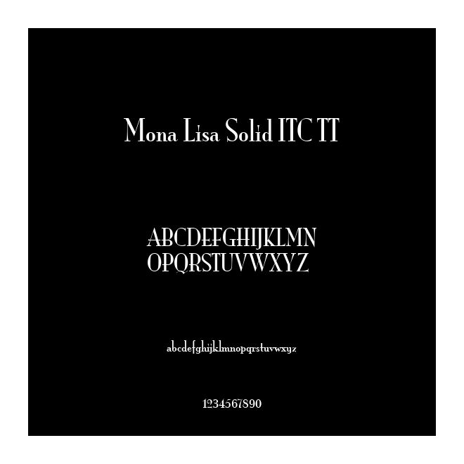 Mona Lisa Solid ITC TT