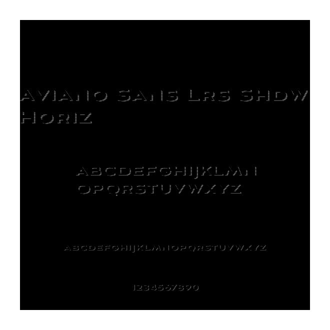 Aviano Sans Lrs Shdw Horiz