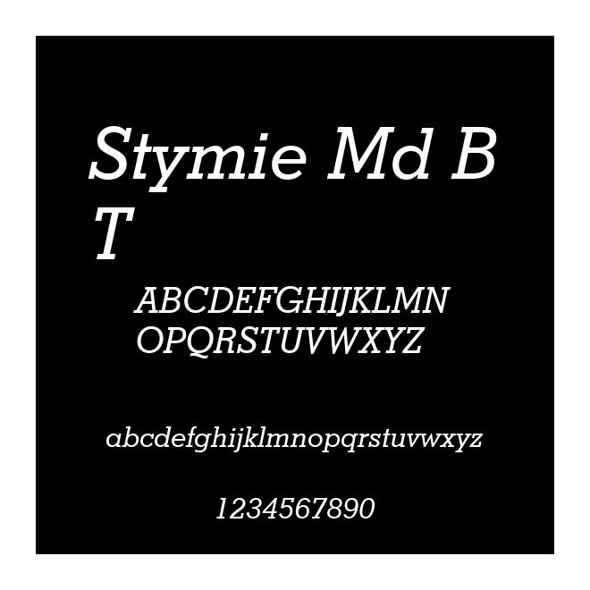 Stymie Md BT  